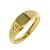 Anel em ouro amarelo 18k - ABC