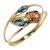 Anel em ouro 18k - Rosa vermelha