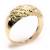 Anel de ouro amarelo 18k - Fosco e diamantado