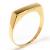 Anel para crian�a em ouro amarelo 18k - Polido