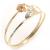Anel em ouro 18k - Rosa vermelha