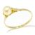 Anel em ouro 18k com perola