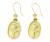 Brinco em ouro amarelo 18k com diamantes