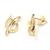 Brinco em ouro amarelo 18k com brilhante