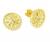 Brinco em ouro amarelo 18k com diamantes