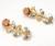 Brinco em ouro 18k - Rosa vermelha