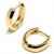 Brinco em ouro amarelo 18k - Fecho alavanca