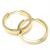 Argola africana em ouro 18k