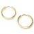 Argola africana em ouro 18k