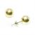 Brinco em ouro amarelo 18k - Bola