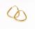 Argola africana infantil em ouro 18k