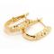 Brinco em ouro amarelo 18k - Diamantado