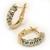 Brinco em ouro amarelo e branco 18k