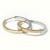 Argola africana em ouro 18k - dupla face