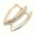 Brinco de ouro amarelo 18k - Fecho alavanca