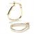 Argola africana em ouro amarelo 18k