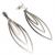 Brinco em ouro branco 18k