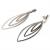 Brinco em ouro branco 18k