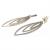 Brinco em ouro branco 18k