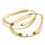 Argola Africana oval em ouro amarelo 18k