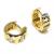 Brinco de ouro amarelo 18k - Fecho alavanca