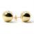 Brinco em ouro amarelo 18k - Bola