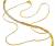 Corrente de ouro 18k - Singapura 3 cores - 45 cm