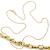 Corrente de ouro 18k - Elos com barra - 45 cm