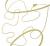 Corrente de ouro amarelo 18k - Groumette - 60 cm