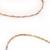 Corrente de ouro 18k - Singapura 3 cores - 45 cm