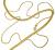 Corrente de ouro amarelo 18k - Groumette - 40 cm