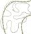 Corrente de ouro branco 18k - Singapura - 45 cm
