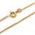 Corrente de ouro amarelo 18k - Groumette - 45 cm