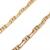 Colar de ouro amarelo 18k tipo cadeado - 50 cm