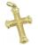 Crucifixo em ouro amarelo 18k