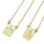Escapul�rio em ouro amarelo 18k
