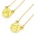 Escapul�rio em ouro amarelo 18k