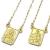 Escapul�rio em ouro amarelo 18k