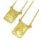 Escapul�rio em ouro amarelo 18k