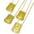 Escapul�rio em ouro amarelo 18k
