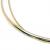 Colar ouro 18k Flex�vel dupla face amarelo / branco