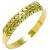 Meia Alian�a em ouro 18k com pedras preciosas