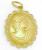 Medalha em ouro amarelo 18k - camaf�u