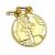 Cara Metade em ouro amarelo 18k