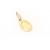 Medalhinha de Nossa Senhora do Carmo em ouro 18k