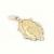 Medalha S�o Francisco de Assis em ouro 18k