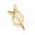 Pingente em ouro amarelo 18k - com brilhantes