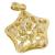 Pingente em ouro amarelo 18k - Estrela vazada filigr
