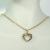 Cora��o em ouro amarelo 18k - Cora��o pol�do