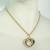 Cora��o em ouro amarelo 18k - Cora��o pol�do
